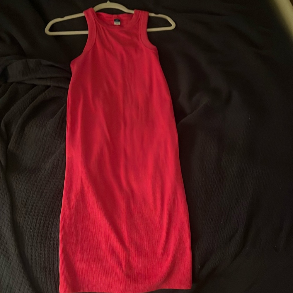 Hot Pink Tank Dress